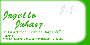jagello juhasz business card